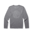 Cotopaxi Hello Llama Long-Sleeve T-Shirt - Mens, Heather Grey, Small, LS-F22-HLL-HGR-M-S
