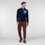 Cotopaxi Otero Fleece Half-Zip Pullover - Mens, Maritime/Chestnut, Small, OTRHZ-F22-MTCHS-M-S