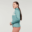 Cotopaxi Otero Fleece Half-Zip Pullover - Womens, Bluegrass/Saltwater, Large, OTRHZ-F22-BLGSW-W-L