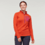 Cotopaxi Otero Fleece Half-Zip Pullover - Womens, Canyon, Extra Small, OTRHZ-F22-CANY-W-XS
