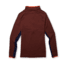 Cotopaxi Otero Fleece Half-Zip Pullover - Womens, Chestnut/Maritime, Extra Large, OTRHZ-F22-CHSMT-W-XL