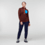 Cotopaxi Otero Fleece Half-Zip Pullover - Womens, Chestnut/Maritime, Extra Large, OTRHZ-F22-CHSMT-W-XL