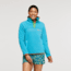 Cotopaxi Teca Fleece Pullover - Womens, Water Slide, Large, TQS-S23-WTRSL-W-L