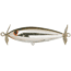 Cotton Cordell Crazy Shad Bait, 3in, 1/2oz, Chrome Black Back, C0404