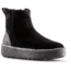 Cougar Broom Suede Genuine Lambswool Waterproof Winter Boots - Womens, Black, 8 US, BROOM-Black-8