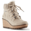 Cougar Pamela Suede Wedge Boot - Womens, Mushroom, 10, Pamela-Mushroom-10