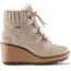 Cougar Pamela Suede Wedge Boot - Womens, Mushroom, 10, Pamela-Mushroom-10