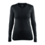 Craft Active Comfort Roundneck Longsleeve - Women's -Black Melange-Large 1903714-9999-L