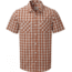 Crag Hoppers Corin Short Sleeve Shirt - Men's -Rust Check-Small