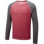 Crag Hoppers Nosilife Bayame Long Sleeve T-Shirt - Men's -Red Marl/Black Pepper Marl-Medium
