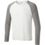 Crag Hoppers Nosilife Bayame Long Sleeve T-Shirt - Men's -White/Quarry Grey-Large