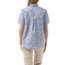 Craghoppers Silla Short Sleeve Shirt, ChinaBlue Pr, 6, CWS476-9KA10L