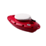 CreekKooler Pup 15 Quart Floating Towable Cooler, Red 1113762
