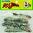 Creme Lures Lit'l Fishie Minnow Minnow, 10, 0.5in, Ghost Minnow Floating, 2002-10
