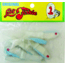 Creme Lures Lit'l Fishie Minnow Minnow, 10, 0.5in, White Pearl Blue, 2093-10