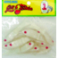 Creme Lures Lit'l Fishie Minnow Minnow, 10, 0.5in, White Pearl, 2090-10