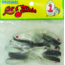 Creme Lures Lit'l Fishie Minnow Minnow, 10, 0.5in, White Pearl Gray, 2091-10