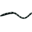 Creme Lures Scoundrel Soft Plasti Worm, 3, 6in, Black White dots, 0172-66-1