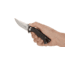 CRKT Bt Fighter - Compact, Designed By Brian Tighe in Ridgefield, Folding Knife W/Button Lock, 2.85in, Plain Edge, Stonewash Finish, Glass Reinforced Nylon Handle, 5220