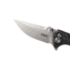 CRKT Bt Fighter - Compact, Designed By Brian Tighe in Ridgefield, Folding Knife W/Button Lock, 2.85in, Plain Edge, Stonewash Finish, Glass Reinforced Nylon Handle, 5220