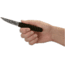 CRKT Obake Fixed Blade Knife, 3.55in, 65Mn Carbon Steel Blade, Wharncliffe Blade, Black Cord Wrapped Handle, 2367