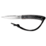 CRKT Biwa Fixed Blade Knife, 3.02in, 12C27, Drop Point, Black Micarta Handle, 2382K