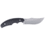 CRKT Burrower Fixed Blade Knife Black 3.66in, D2, Trailing Point, Black Micarta Handle, 3610
