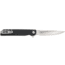 CRKT Columbia River LCK + Large Assisted Opening Folding Knife, 3.65in, 8Cr13MoV, Drop Point, Glass-Reinforced Nylon, Black, 3810