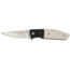CRKT Curfew Assisted Assisted Opening Folding Knife, 3.1in, 8Cr13MoV Blade, Drop Point, Polished Resin Infused Fiber, Black/White Handle, 2867