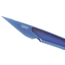 CRKT HangTi Fixed Blade Knife, 1.06in, Titanium Blade, Drop Point, Blue Titanuim Handle, 7065