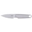 CRKT HangTi Fixed Blade Knife, 1.06in, Titanium Blade, Drop Point, Gray Titanuim Handle, 7066
