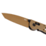 CRKT M16?02X Folding Knife, 3.11in, D2 Tool Steel Blade, Drop Point Blade, Tan G10 Handle, M16-02XD