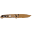 CRKT M16?14XD Folding Knife, 3.97in, D2 Tool Steel Blade, Drop Point Blade, Tan G10 Handle, M16-14XD