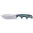 CRKT Minimalist Nessmuk Fixed Blade Knife, 2.90in, 8Cr13MoV Stainless Steel Blade, Nessmuk Blade, Green/Black G10 Handle, 2376