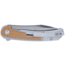 CRKT Padawan Folding Knife, 3.01in, 8Cr13MoV Stainless Steel Blade, Drop Point Blade, Brown G10 Handle, 6070