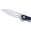 CRKT Padawan Folding Knife, 3.01in, 8Cr13MoV Stainless Steel Blade, Drop Point Blade, Black G10 Handle, 6075