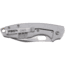 CRKT Pilar III Folding Knife, 2.97in, D2 Tool Steel Blade, Sheepsfoot Blade, Silver G10 Handle, 5317D2