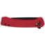 CRKT Q Compact Folding Knife, 3.05in, D2 Tool Steel Blade, Drop Point Blade, Red G10 Handle, 7075R