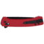 CRKT Q Compact Folding Knife, 3.05in, 14C28N, Drop Point Blade, Red G10 Handle, 7075R