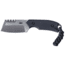 CRKT Razel Compact Fixed Blade Knife, 2.32in, D2, Chisel Blade, Silver G10 Handle, 4036