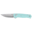 CRKT Sero Folding Knife, 3.02in, S35VN, Drop Point Blade, Aqua G10 Handle, 7170B