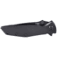 CRKT Slag Assisted Opening Folding Knife, 2.95in, D2, Drop Point, Black Stainless Steel Handle, 7600K