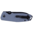 CRKT Squid XM Folding Knife, 2.95in, D2, Drop Point Blade, Gray G10 Handle, 2495G