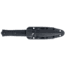 CRKT Xolotl Fixed Blade Knife, 4.53in, SK-5, Drop Point Blade, Black G10 Handle, 2263