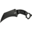 CRKT Du Hoc Fixed Blade Knife w/Sheath, 5.095in SK5 Steel Blade, G10 Handle, Black, 2630
