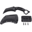 CRKT Du Hoc Fixed Blade Knife w/Sheath, 5.095in SK5 Steel Blade, G10 Handle, Black, 2630