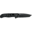 CRKT M16-02DB Assisted Opening Folding Knife, 3.12in, D2 Blade, Tanto, Black Aluminum Handle w/Deadbolt Lock, Black, M16-02DB