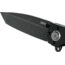 CRKT M16-02DB Folding Knife, 3.1in, D2 Blade, Plain Edge Tanto, Black w/Deadbolt Lock, M16-02DB