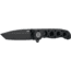 CRKT M16-02DB Folding Knife, 3.1in, D2 Blade, Plain Edge Tanto, Black w/Deadbolt Lock, M16-02DB