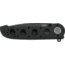 CRKT M16-04DB 3.89in Folding Knife, Plain, Stonewash D2 Steel Blade, Black Aluminum Handle, M16-04DB